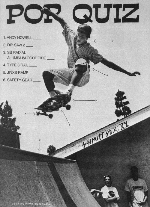 Andy Howell, Schmitt Stix (1988)
