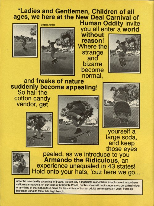 Armando Barajas, New Deal (1991)