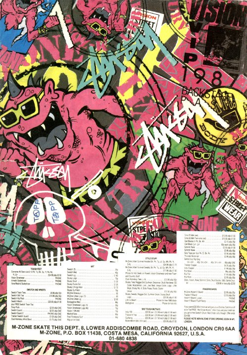 Stickers, M-Zone (1988)