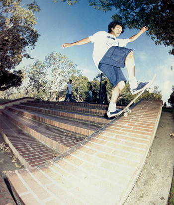 Mark Gonzales, Frontside Bluntslide (1996)